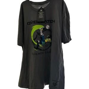 New With Tags Blizzard Overwatch T-Shirt Summer Games Lucio Size 2xl~#315